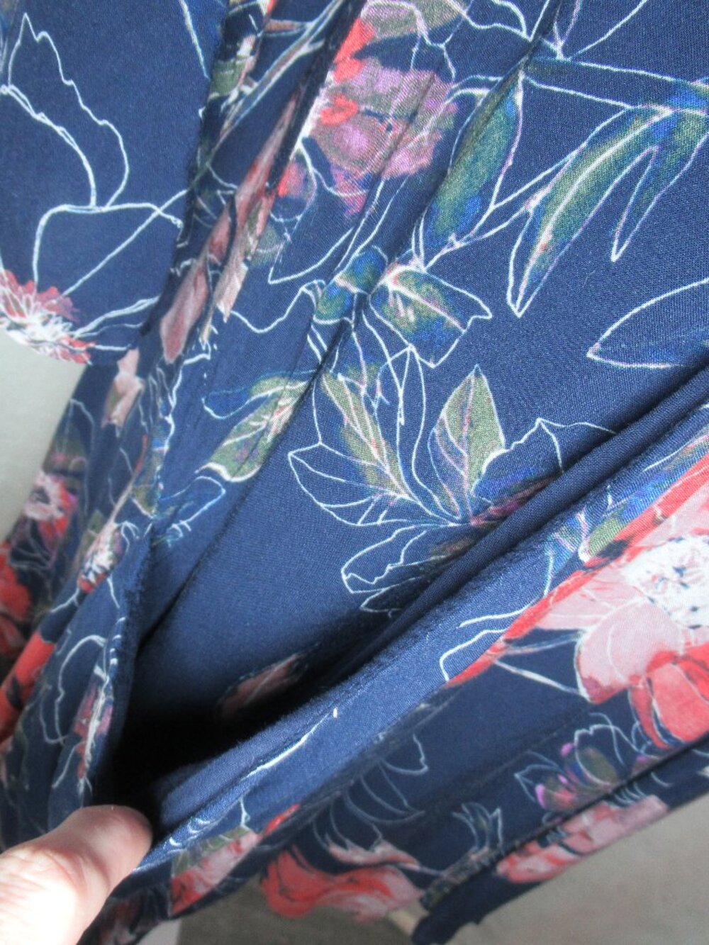 Free People Floral Boho Mini Dress | Size 2 - Picture 9 of 13